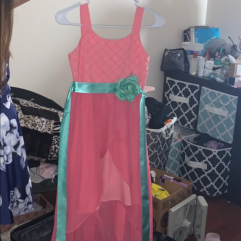 pink summer dress